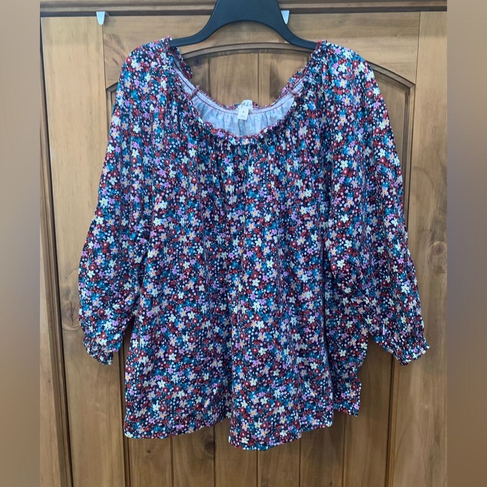 Style & Co. Floral Blouse - Multicolor